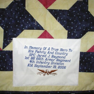 Spc Jared J. Raymond