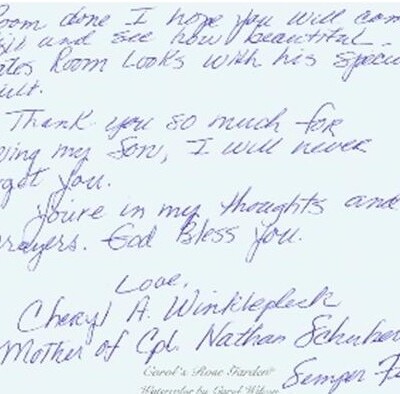 Marine Cpl. Nathan A. Schubert