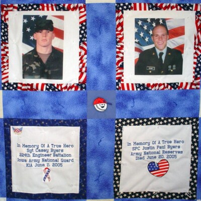 Sgt Casey Byers and Spc Justin “Paul” Byers